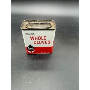 Vintage Tone's Pure Whole Cloves Tin